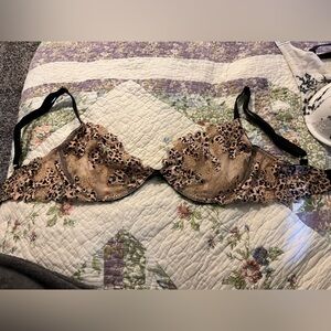 Victoria's Secret Brown and Black Lace Bra